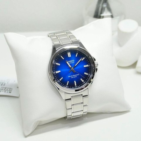 Casio ZEGAREK MĘSKI CASIO MTS-RS100D-2A SZAFIR SOLAR + BOX