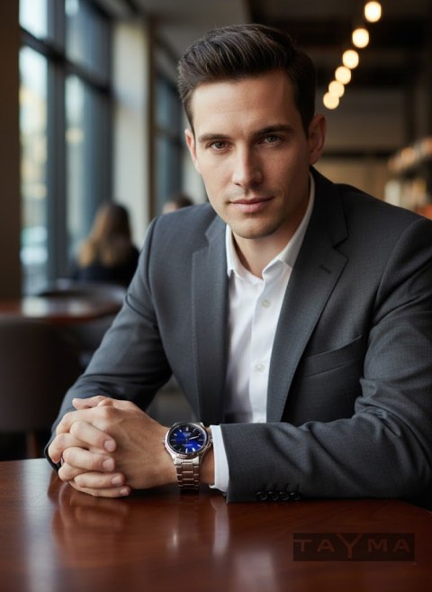 Casio ZEGAREK MĘSKI CASIO MTS-RS100D-2A SZAFIR SOLAR + BOX