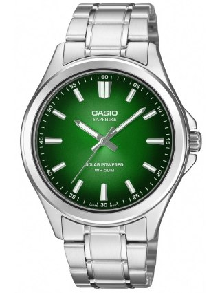 Casio ZEGAREK MĘSKI CASIO MTS-RS100D-3A SZAFIR SOLAR + BOX