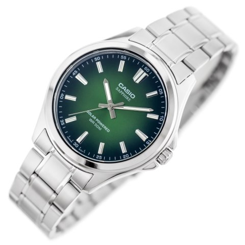 Casio ZEGAREK MĘSKI CASIO MTS-RS100D-3A SZAFIR SOLAR + BOX