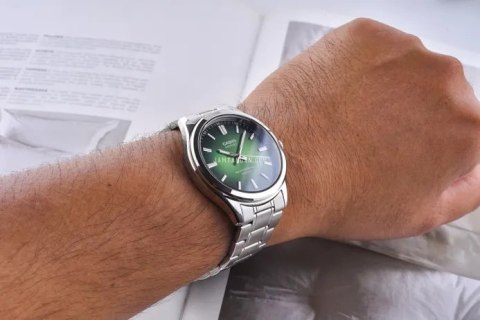 Casio ZEGAREK MĘSKI CASIO MTS-RS100D-3A SZAFIR SOLAR + BOX