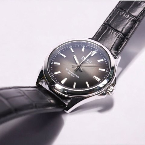 Casio ZEGAREK MĘSKI CASIO MTS-RS100L-1A SZAFIR SOLAR + BOX