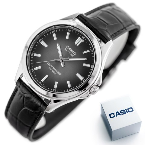 Casio ZEGAREK MĘSKI CASIO MTS-RS100L-1A SZAFIR SOLAR + BOX