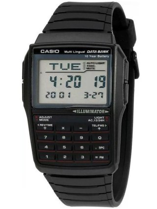 Casio ZEGAREK MĘSKI CASIO VINTAGE DATABANK DBC-32-1A + BOX
