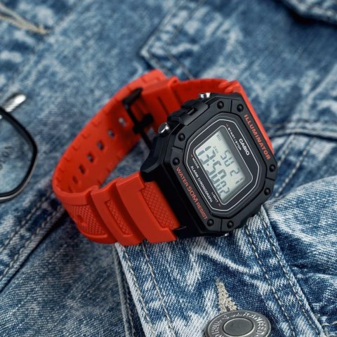 Casio ZEGAREK MĘSKI CASIO W-218H-4B + BOX
