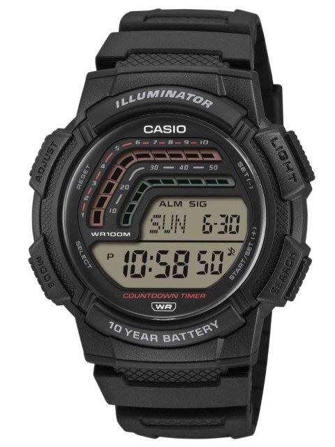 Casio ZEGAREK MĘSKI CASIO WS-1800-1AVDF + BOX