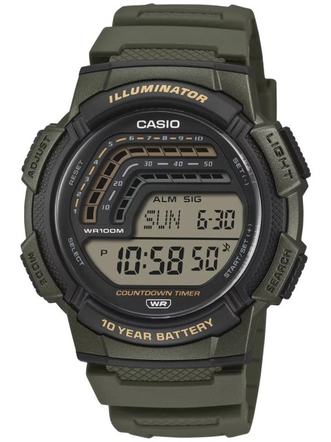 Casio ZEGAREK MĘSKI CASIO WS-1800-3AVDF + BOX