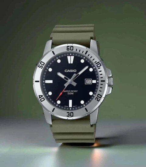 Casio Zegarek Casio Męski MTP-VD01-3EVUDF + BOX