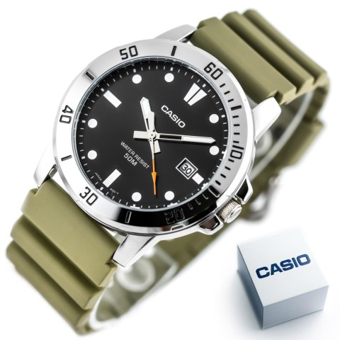 Casio Zegarek Casio Męski MTP-VD01-3EVUDF + BOX