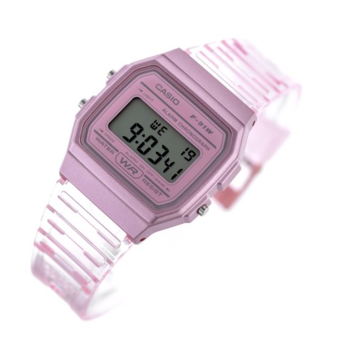 Casio Zegarek Damski Casio Retro Vintage F-91WS-4 (zd648a) + BOX