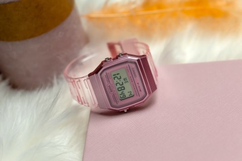 Casio Zegarek Damski Casio Retro Vintage F-91WS-4 (zd648a) + BOX