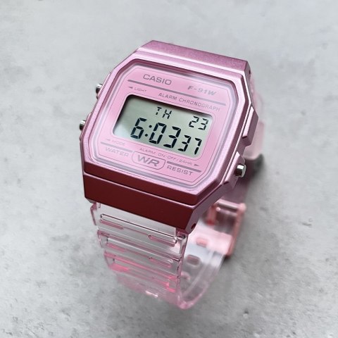 Casio Zegarek Damski Casio Retro Vintage F-91WS-4 (zd648a) + BOX