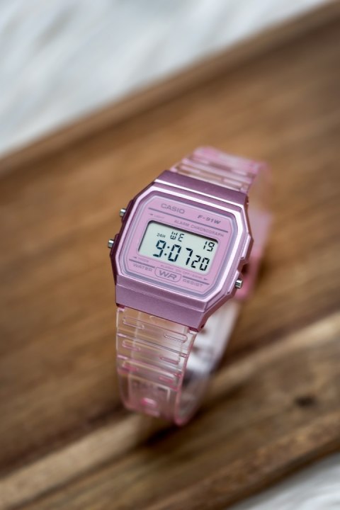 Casio Zegarek Damski Casio Retro Vintage F-91WS-4 (zd648a) + BOX
