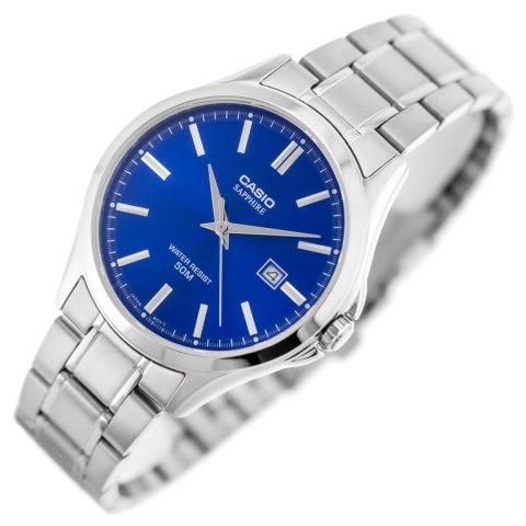 Casio Zegarek Męski Casio MTS-115D-2A1 + BOX (zd292a) SZAFIR