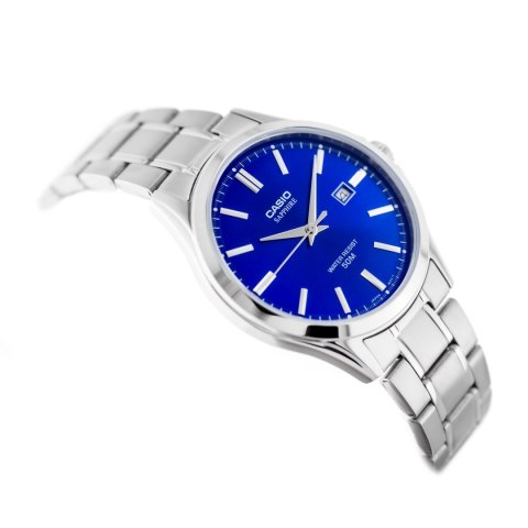 Casio Zegarek Męski Casio MTS-115D-2A1 + BOX (zd292a) SZAFIR