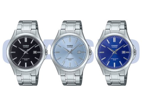 Casio Zegarek Męski Casio MTS-115D-2A1 + BOX (zd292a) SZAFIR