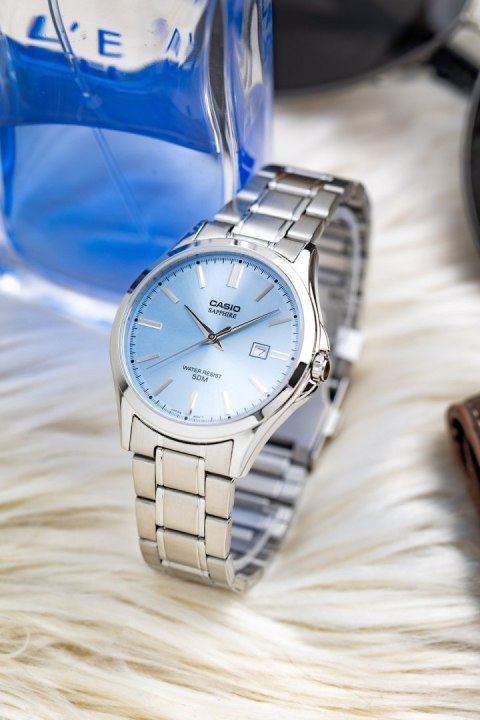 Casio Zegarek Męski Casio MTS-115D-2A2V + BOX (zd292b) SZAFIR