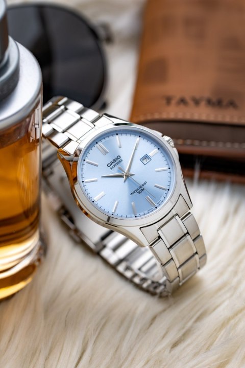 Casio Zegarek Męski Casio MTS-115D-2A2V + BOX (zd292b) SZAFIR