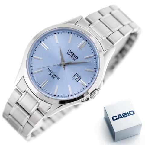 Casio Zegarek Męski Casio MTS-115D-2A2V + BOX (zd292b) SZAFIR