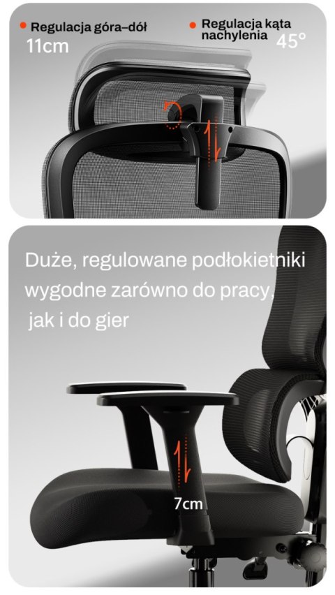 Fotel biurowy ergonomiczny ANGEL kreOn