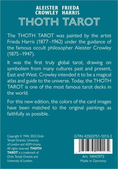 Cartamundi: Tarot - Crowley Tarot Delux GB New Edition Cartamundi