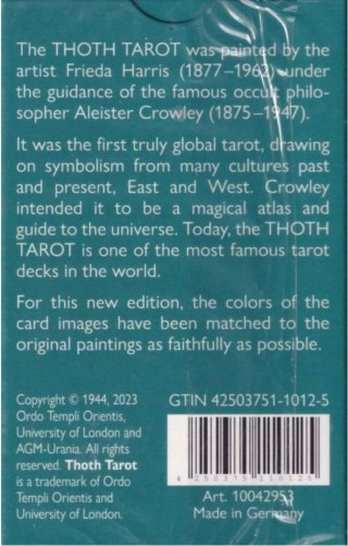 Cartamundi: Tarot - Crowley Tarot Pocket GB New Edition Cartamundi