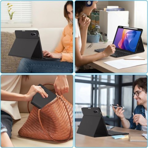 Etui pokrowiec z klawiaturą na Xiaomi Redmi Pad 2 11.0 - czarny