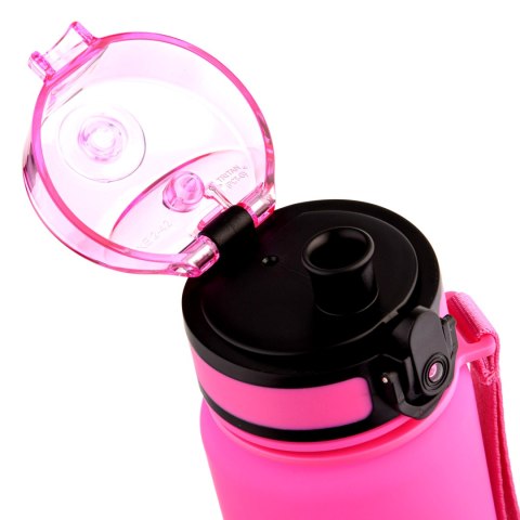 Bidon sportowy Meteor 500 ml różowy/fioletowy