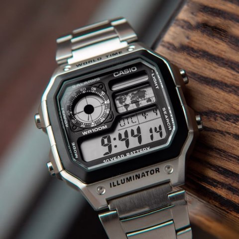 Casio ZEGAREK MĘSKI CASIO AE-1200WHD-1A (zd159a) + BOX