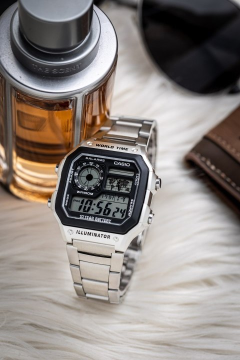 Casio ZEGAREK MĘSKI CASIO AE-1200WHD-1A (zd159a) + BOX