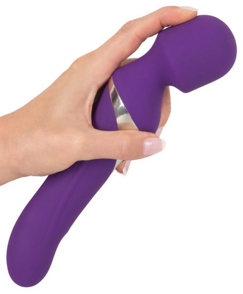 Wibrator wand z perłą Javida silikonowy USB 24 cm