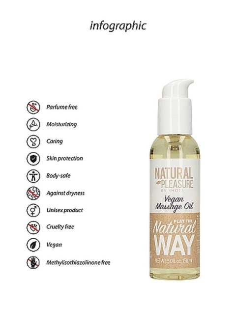Olejek do masażu wegański Natural Pleasure 150 ml