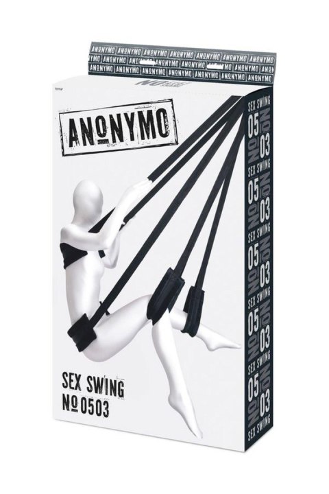 Huśtawka erotyczna Anonymo welur czarna