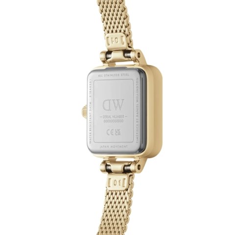 Daniel Wellington ZEGAREK DAMSKI DANIEL WELLINGTON Quadro Mini 15mm DW00100725 + BOX (zw524a)