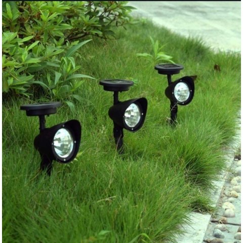 LAMPA SOLARNA REFLEKTOR 3 LED WBIJANY