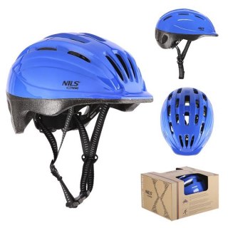 MTV62J NIEBIESKI ROZM. M(52-56CM) KASK DZIECIĘCY NILS EXTREME