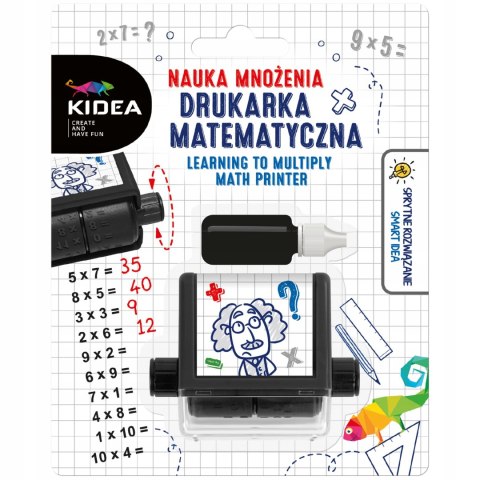 DRUKARKA MATEMATYCZNA NAUKA MNOZENIA KIDEA PG