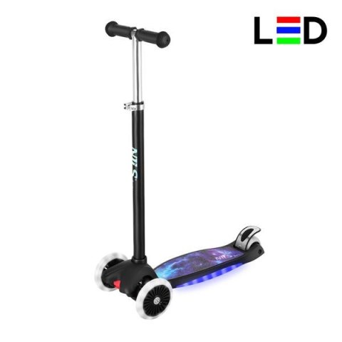 HLB1310 LED HULAJNOGA DZIECIĘCA CZARNA NILS FUN