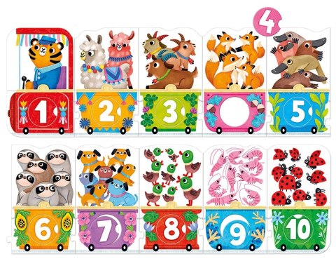 CzuCzu - Puzzle z dziurką Pociąg z cyferkami CzuCzu