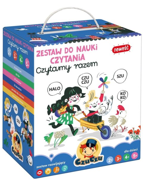 Czytamy razem | Zestaw do nauki czytania 2+ 3+ 4+ 5+ Bright Junior Media