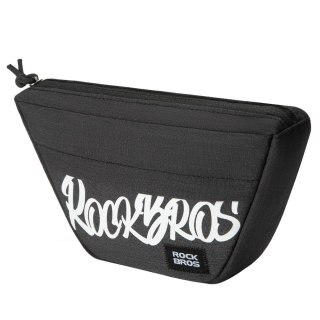 Torba rowerowa na kierownicę trapezoidalna 0.7 l - czarna