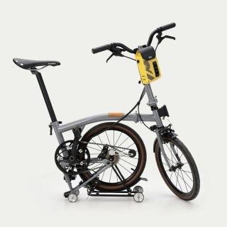 Torba rowerowa na kierownicę wodoodporna 1.3 l - żółta