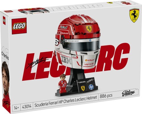 43014 | Kask Charles Leclerc Scuderia Ferrari HP LEGO