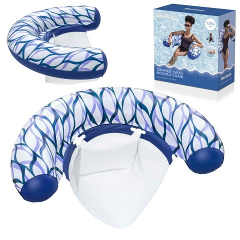 Dmuchany fotel do pływania materac plażowy Bestway 43922