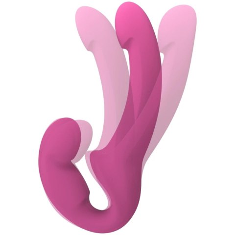 Dildo podwójne Share Lite Fun Factory bez uprzęży czarny 30 cm