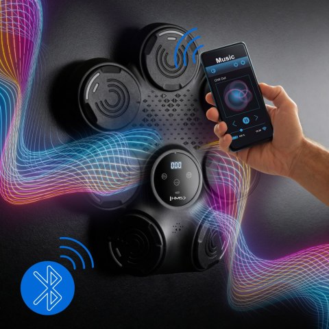 TB30 ELEKTRONICZNA TARCZA BOKSERSKA BLUETOOTH Z MUZYKĄI RĘKAWICAMI HMS