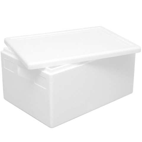 Termobox pudełko termiczne styropianowe z pokrywką atest PZH 685x485x365mm 80L