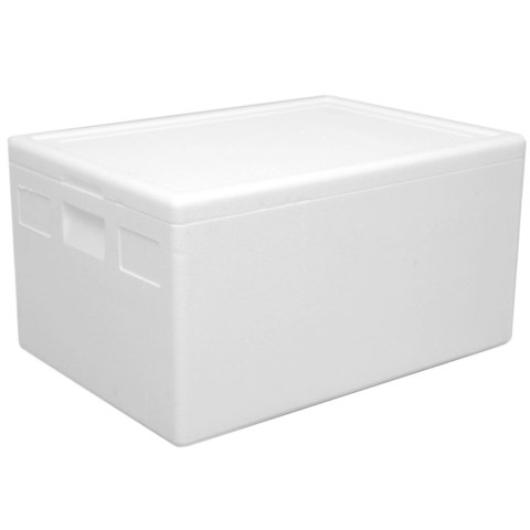Termobox pudełko termiczne styropianowe z pokrywką atest PZH 685x485x365mm 80L