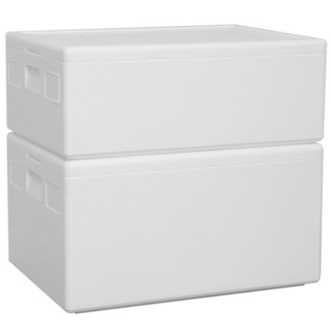 Termobox pudełko termiczne styropianowe z pokrywką atest PZH 685x485x365mm 80L