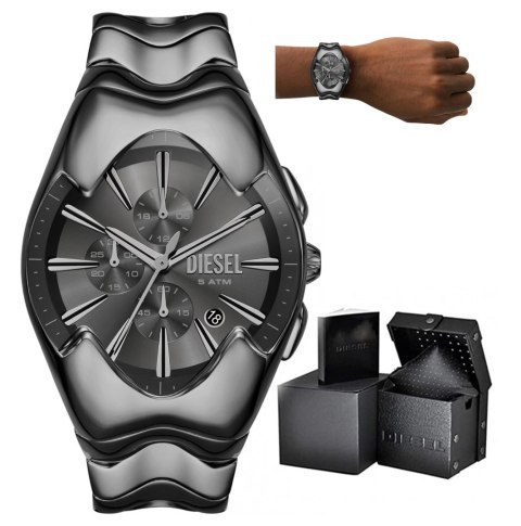 Diesel ZEGAREK MĘSKI DIESEL MERCURIAL METAMORPH CHRONOGRAPH DZ4682 + BOX